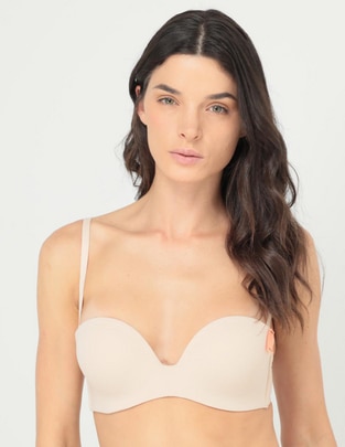 Brassiere demi copa preformada para mujer Brassiere demi copa preformada para mujer