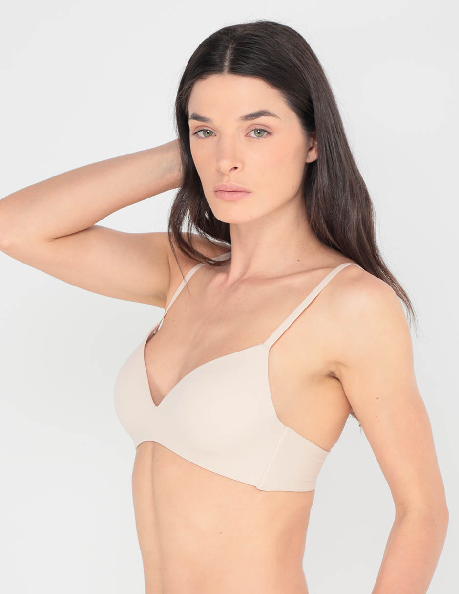 T-shirt bra copa preformada para mujer 2