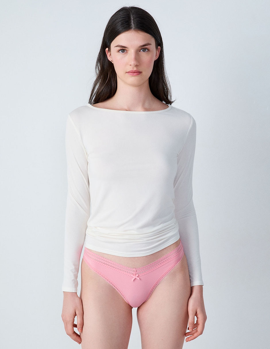 Tanga de algodón para mujer Tanga de algodón para mujer