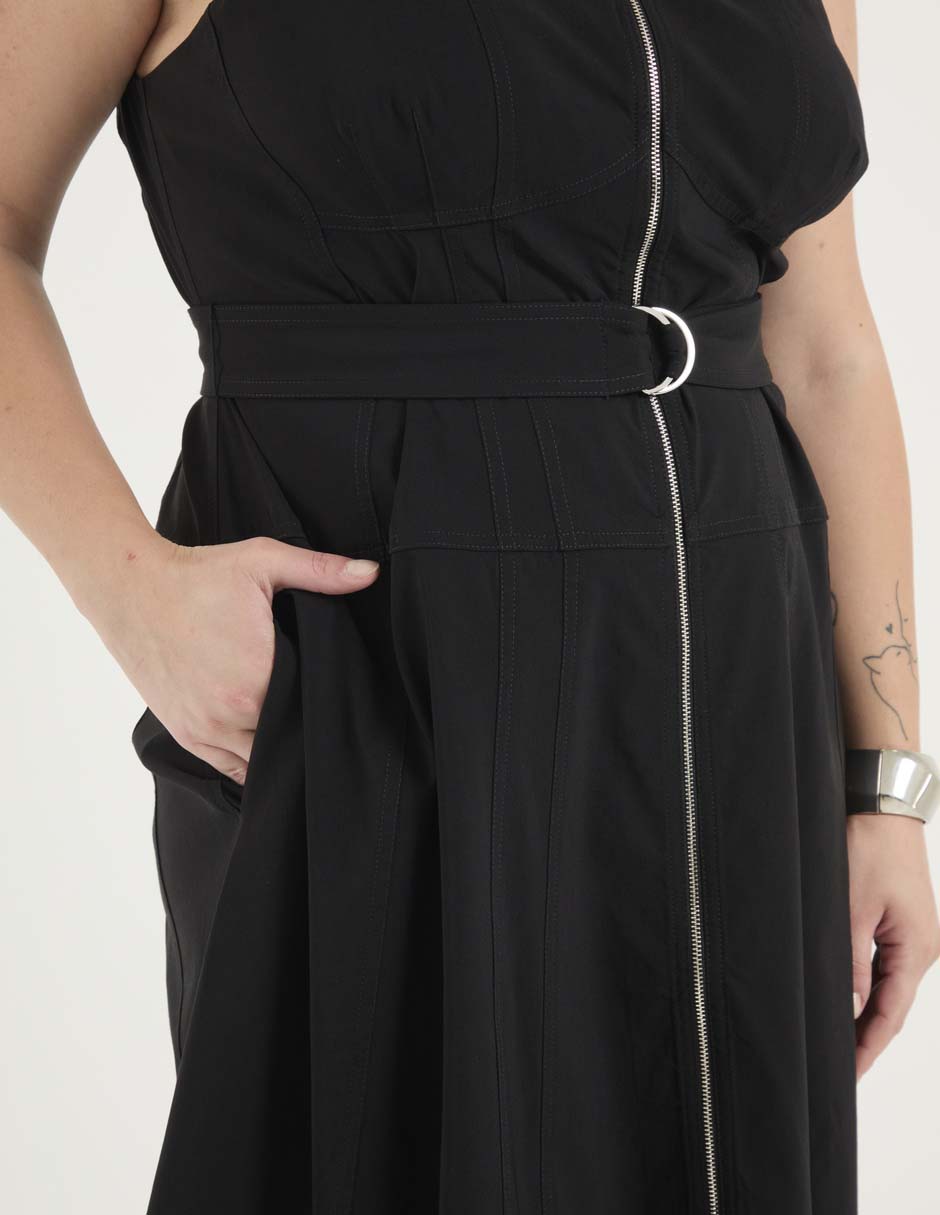 Vestido crop casual Map para mujer