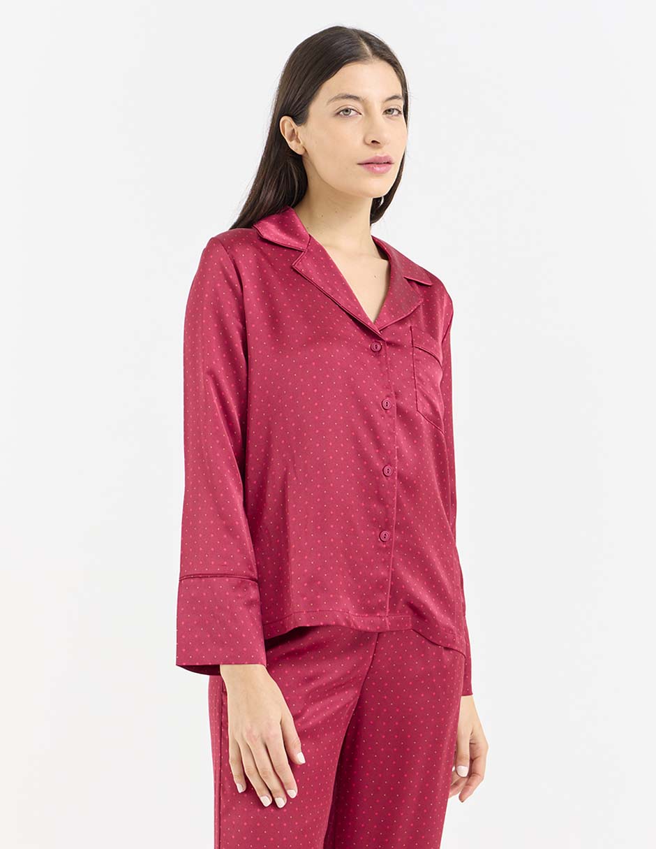 Playera Pijama Etam estampado geométricos para mujer