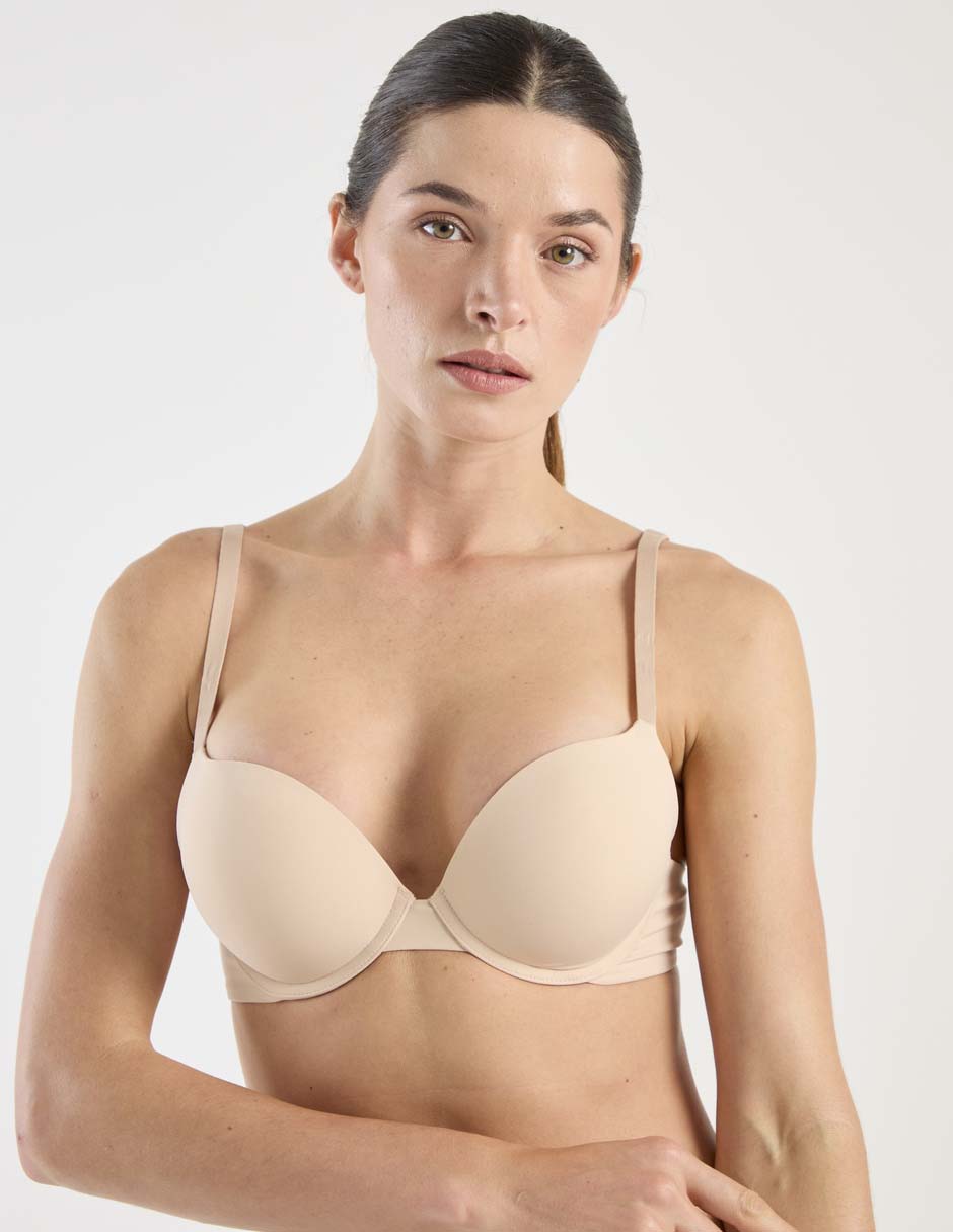 Brassiere demi copa preformada para mujer Brassiere demi copa preformada para mujer