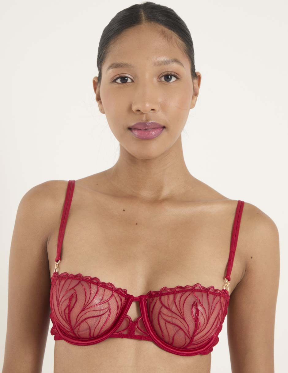 Brassiere copa balconette para mujer