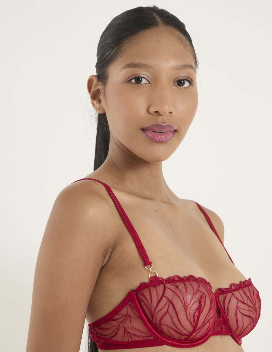 Brassiere copa balconette para mujer 4