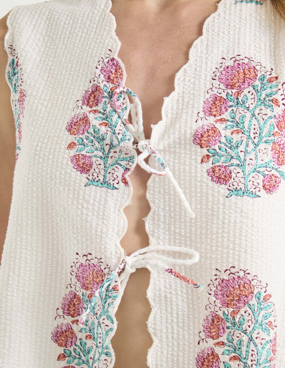 Playera pijama Etam floral para mujer
