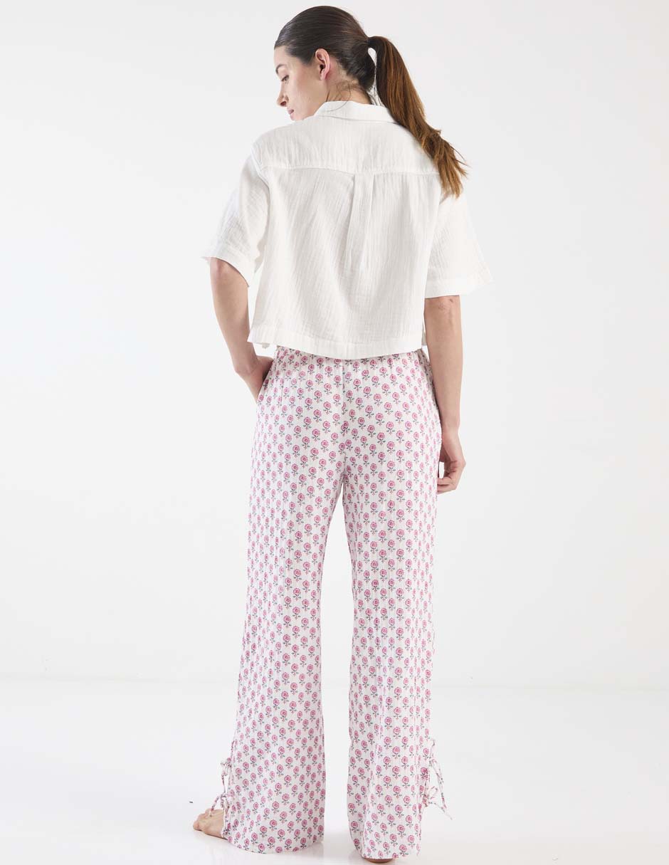 Pantalón pijama Etam de algodón para mujer