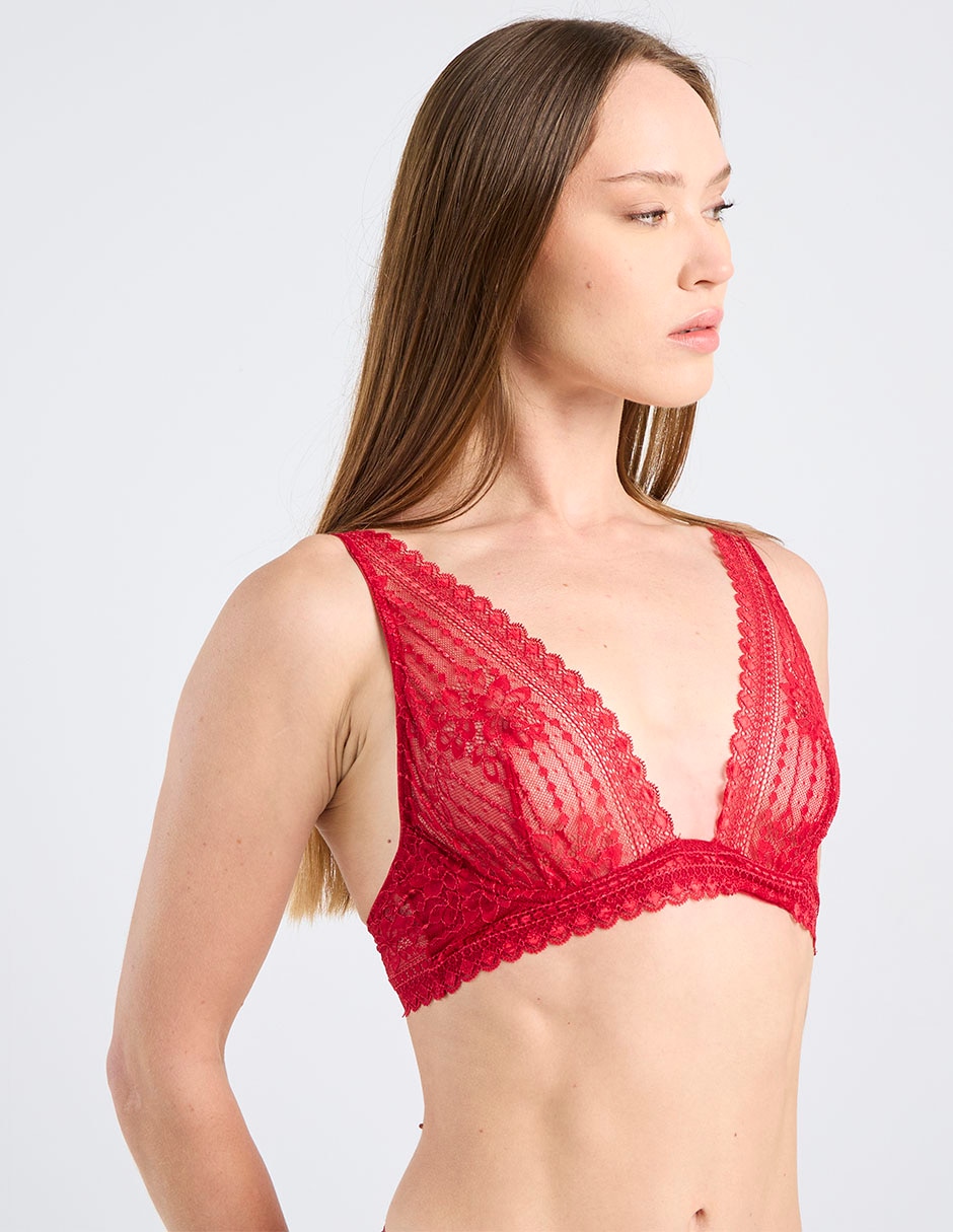 Bralette copa triangular para mujer 2
