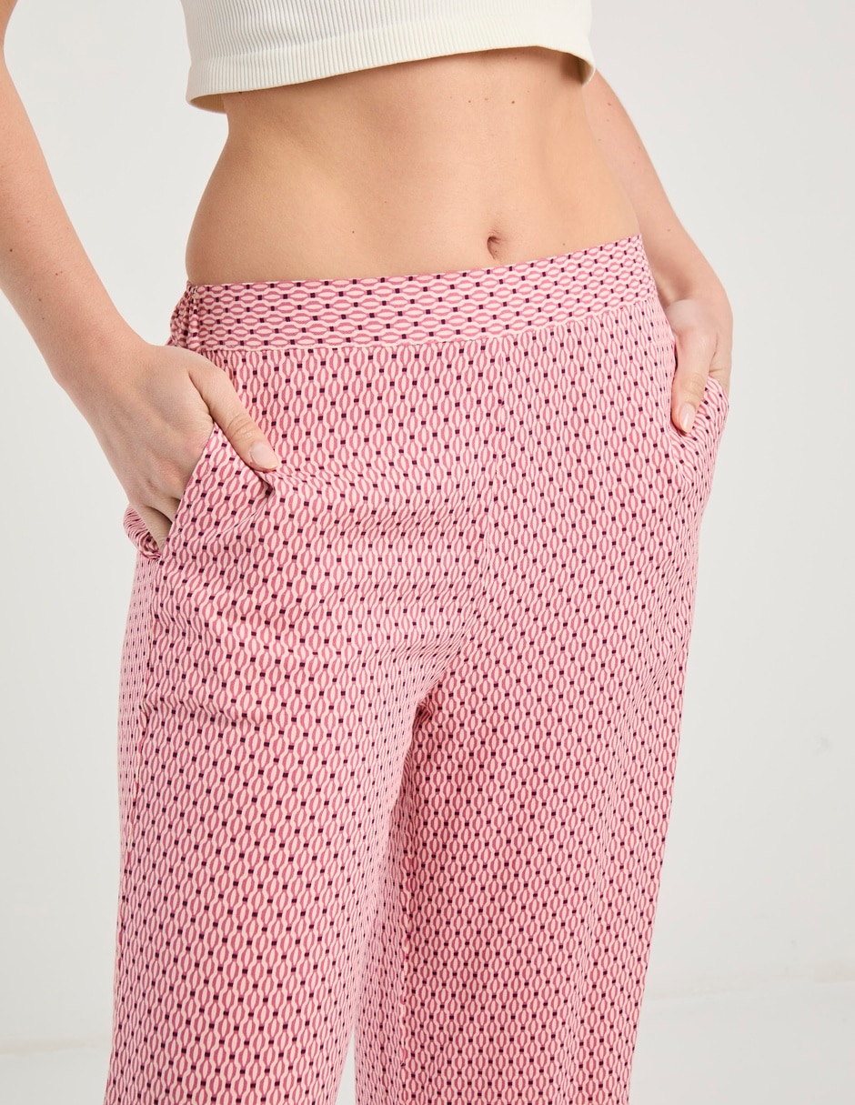 Pantalón pijama de algodón para mujer 3