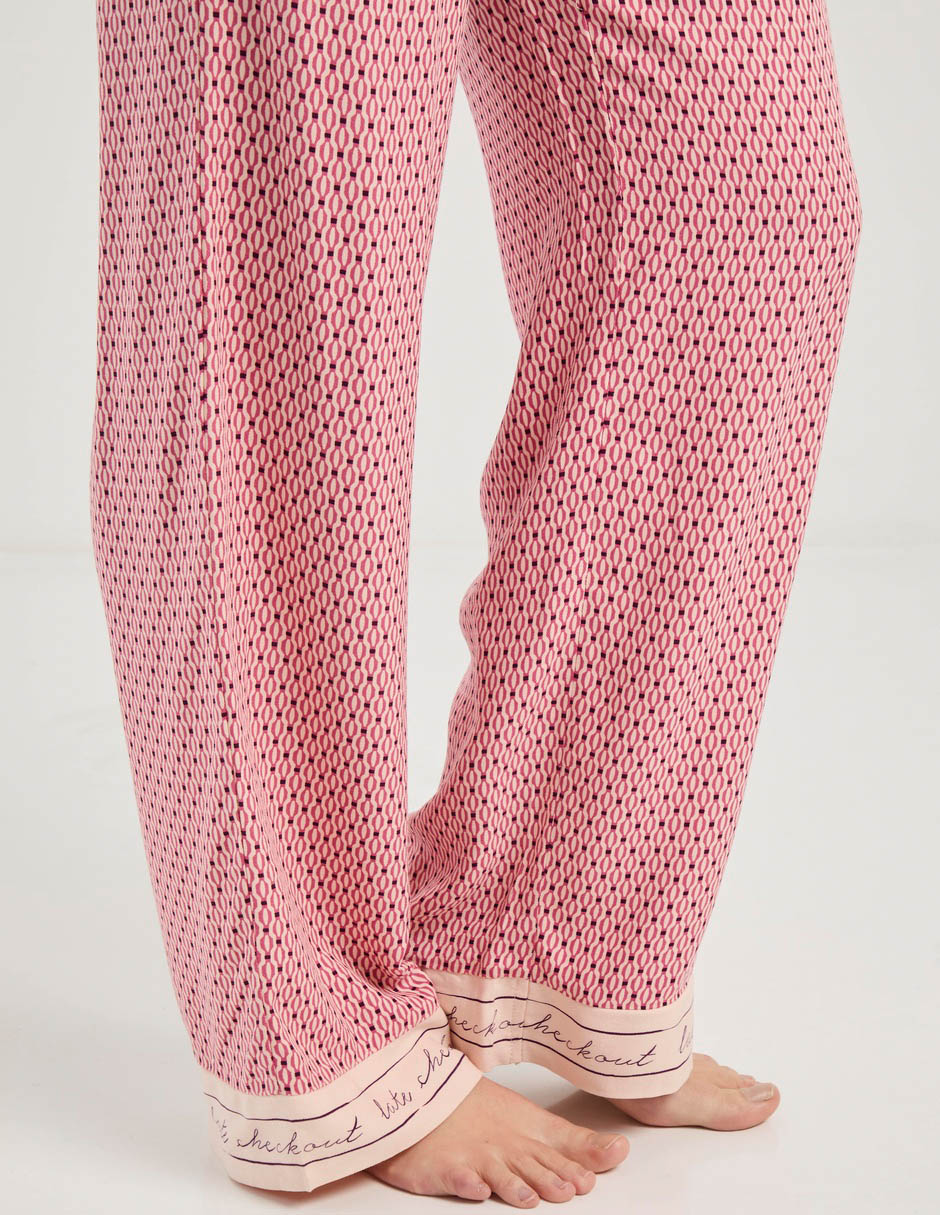 Pantalón pijama de algodón para mujer 2