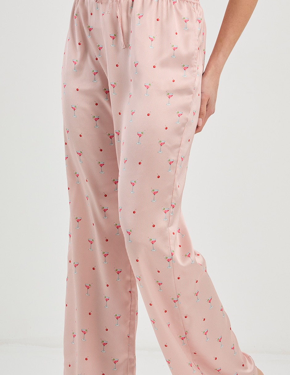Pantalón pijama de algodón para mujer 10