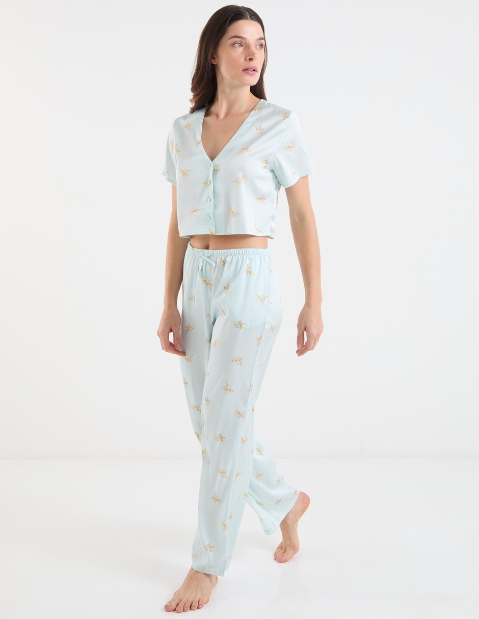 Pantalón pijama de algodón para mujer 3