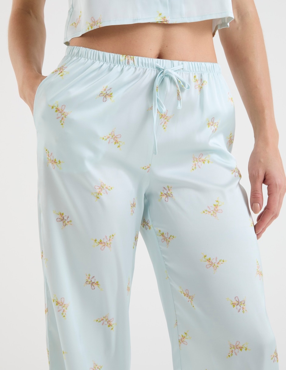Pantalón pijama de algodón para mujer 4