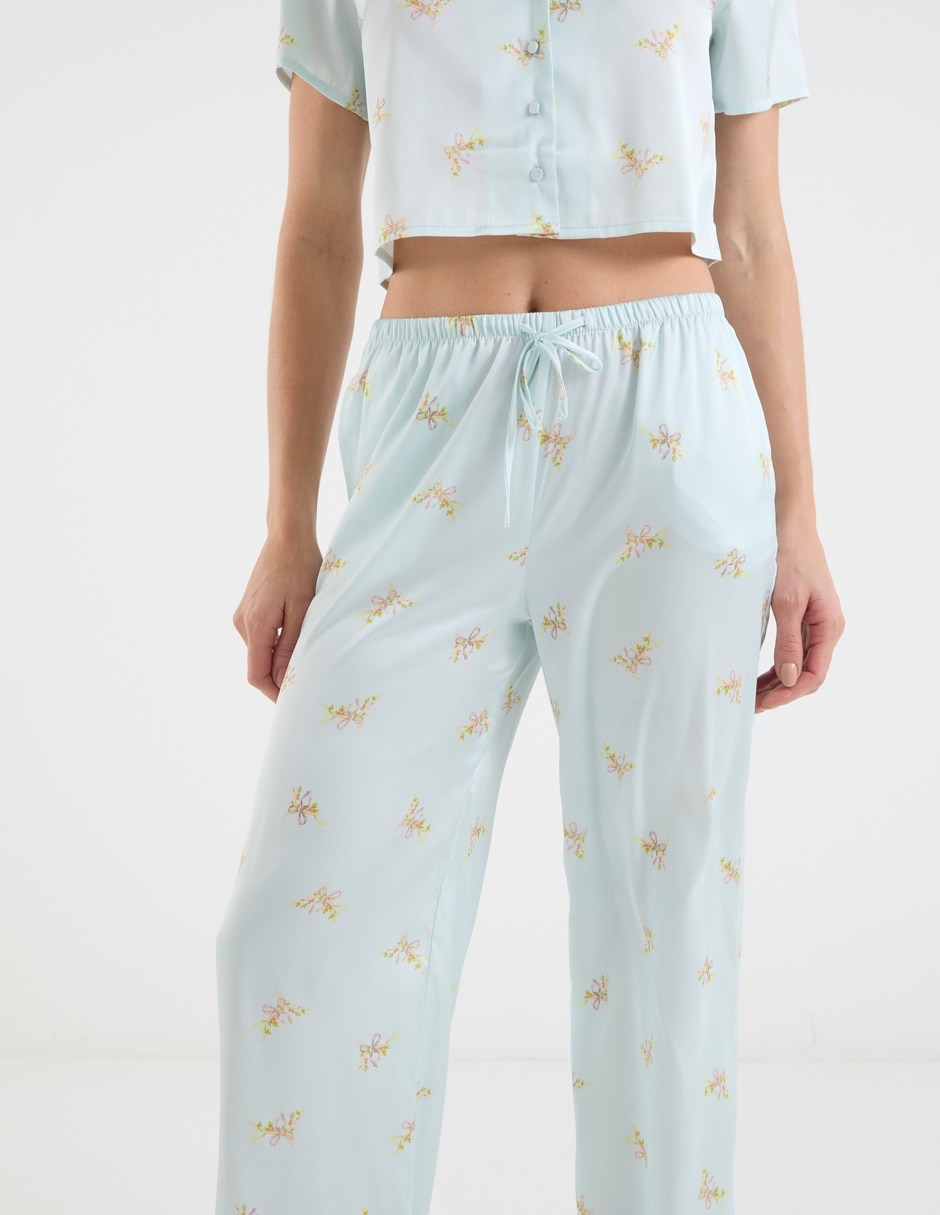 Pantalón pijama de algodón para mujer 5