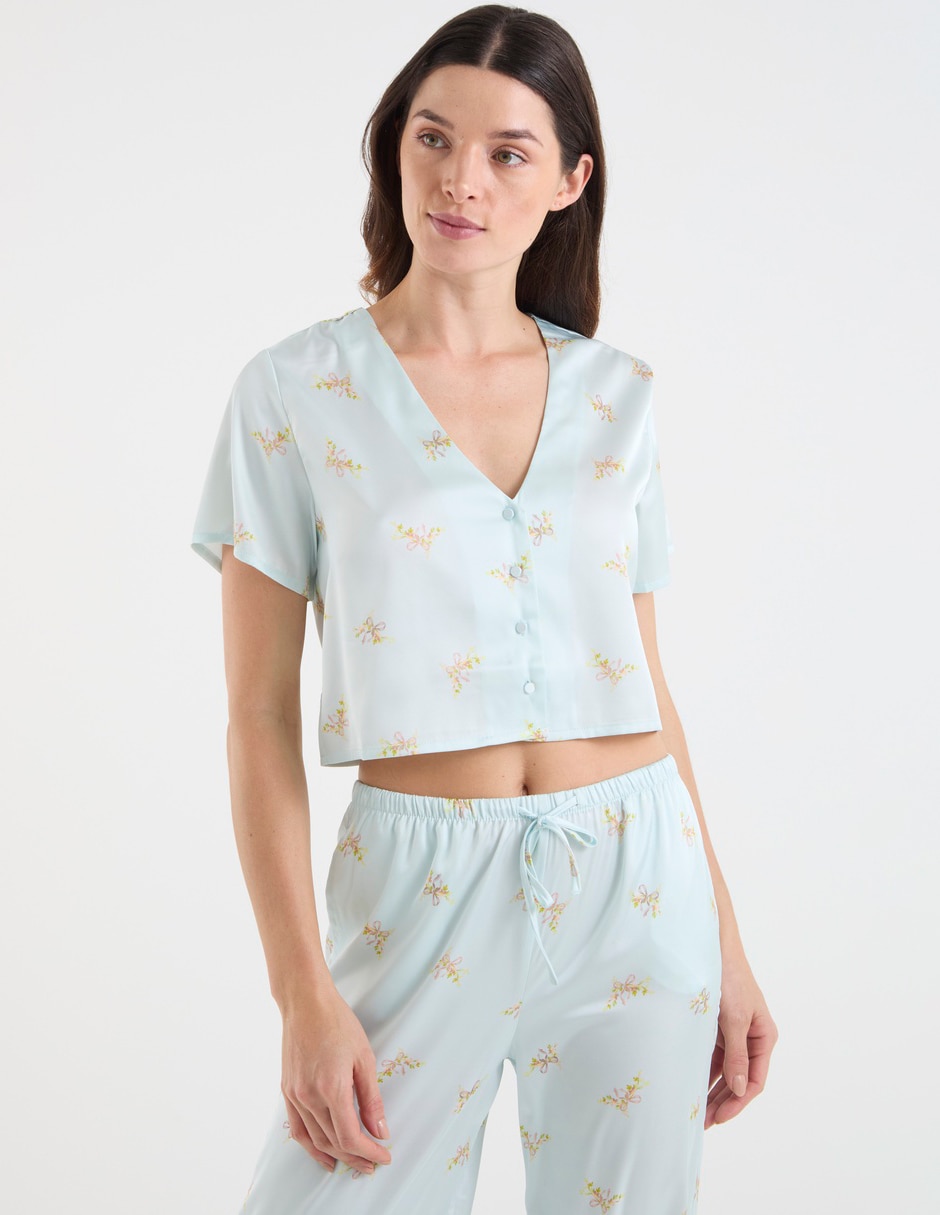 Playera pijama diferentes diseños para mujer 1