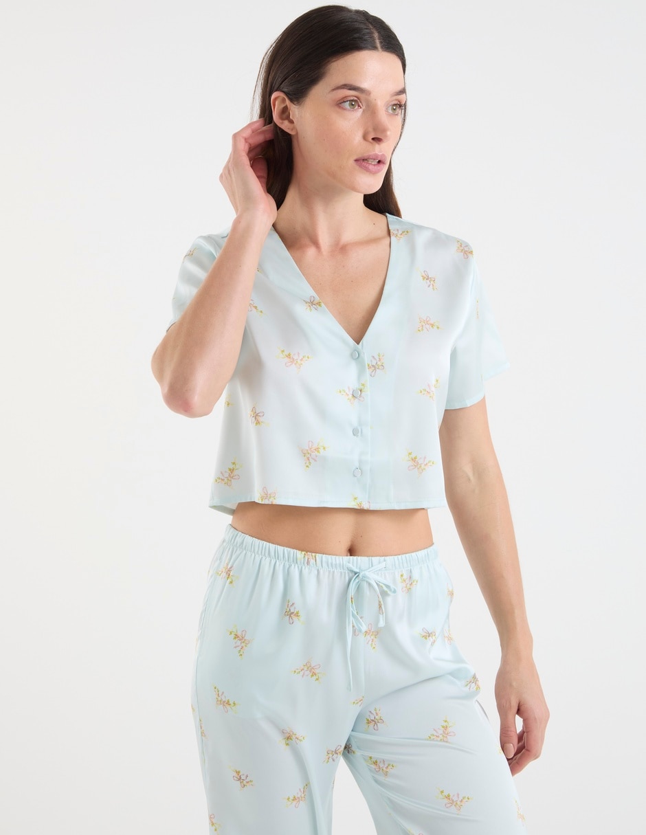 Playera pijama diferentes diseños para mujer 7
