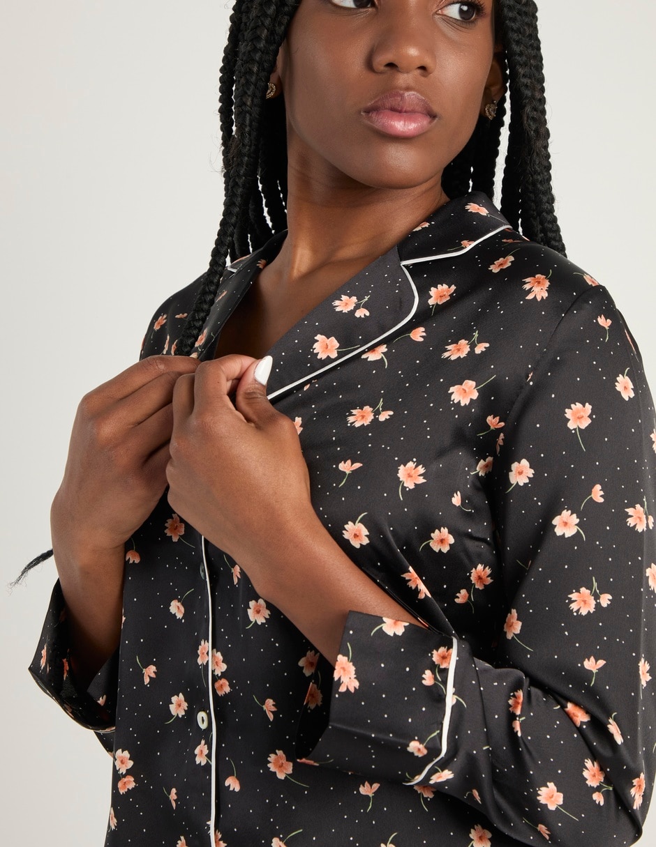 Playera pijama Etam estampado floral para mujer