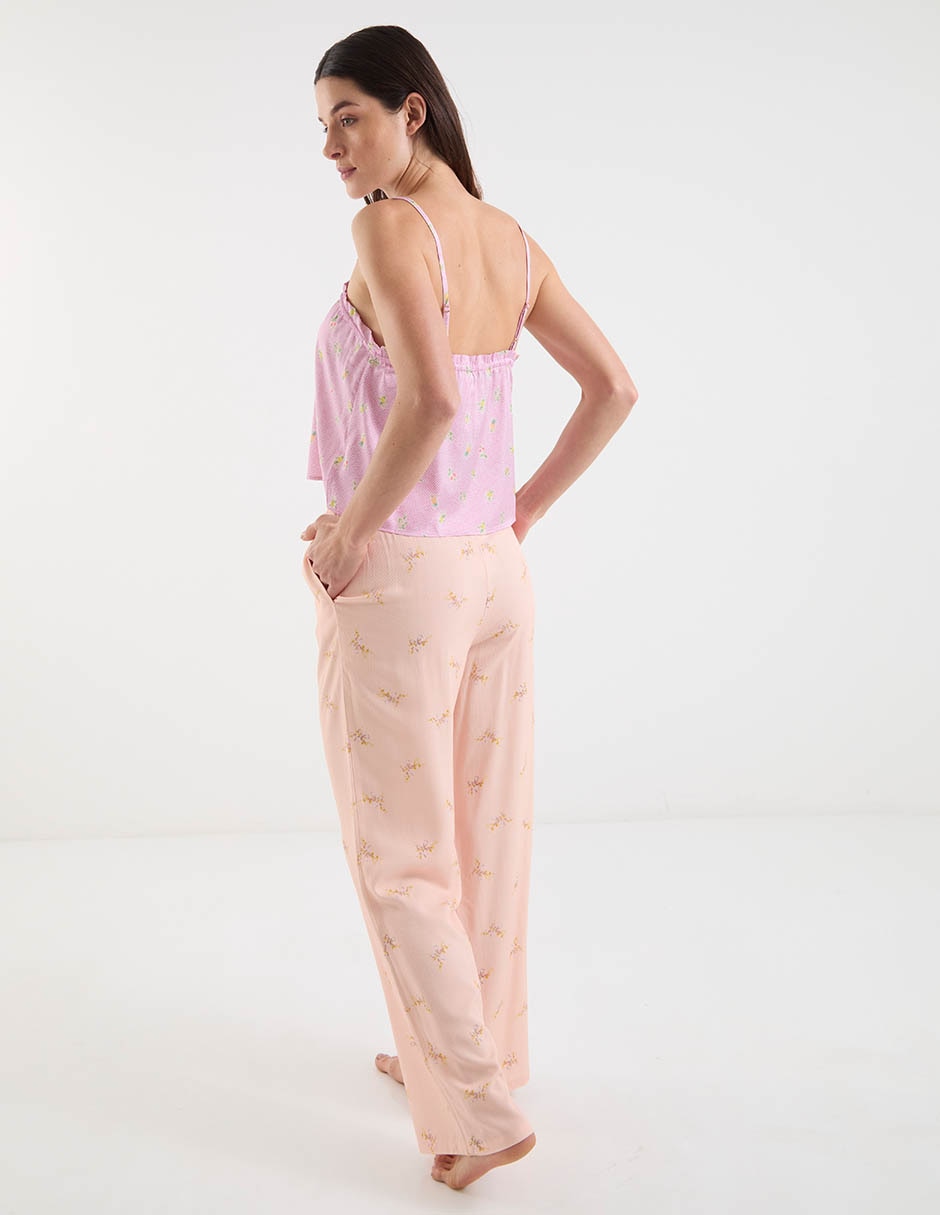 Pantalón pijama de algodón para mujer 6