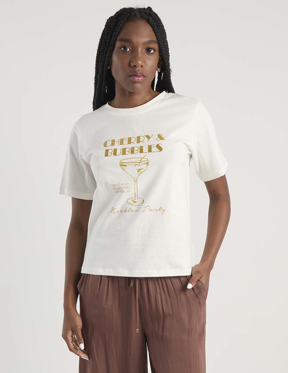 Playera pijama estampado para mujer 5