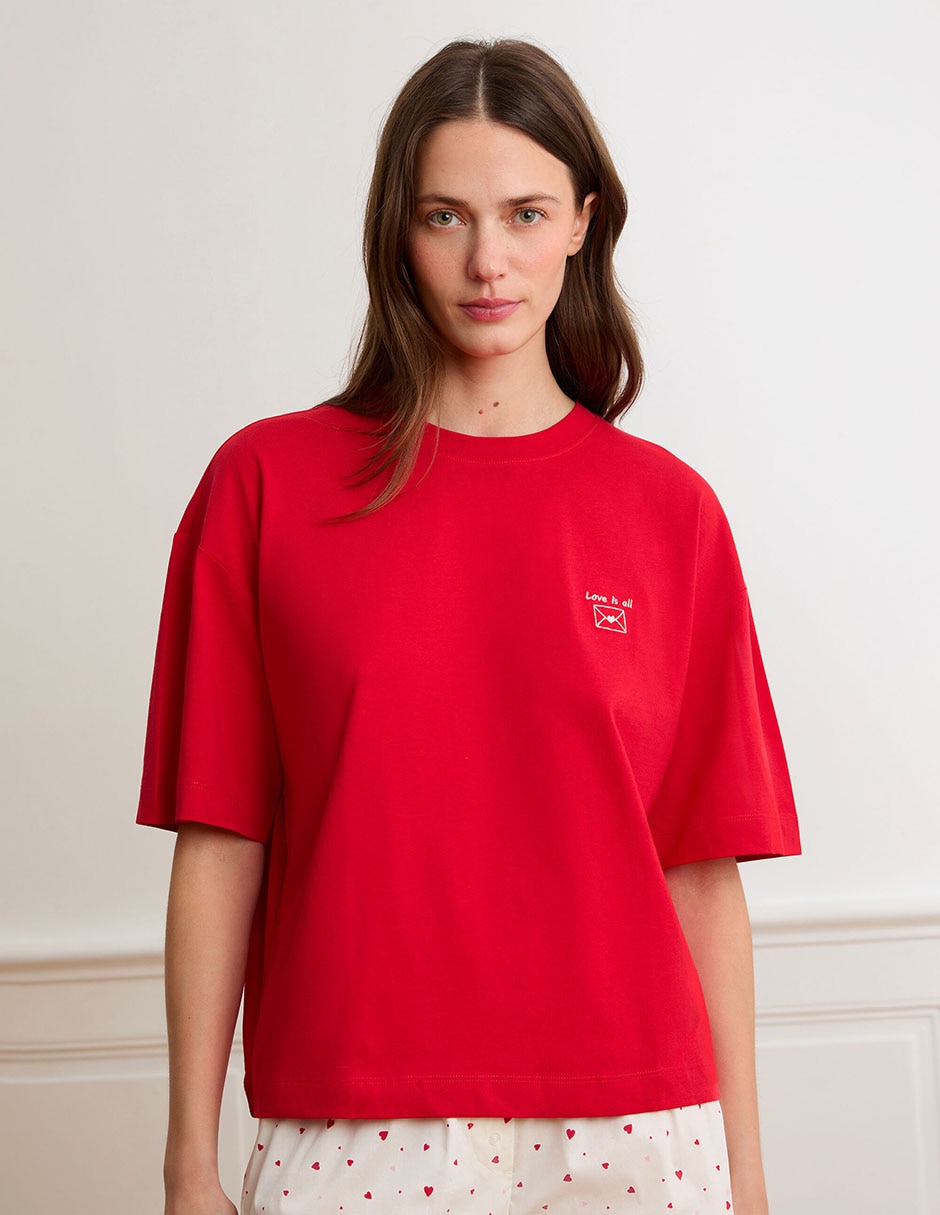 Playera pijama para mujer
