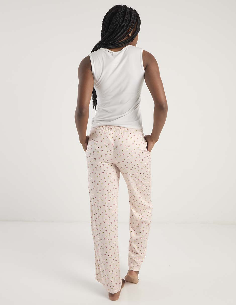 Pantalón pijama Etam de algodón para mujer