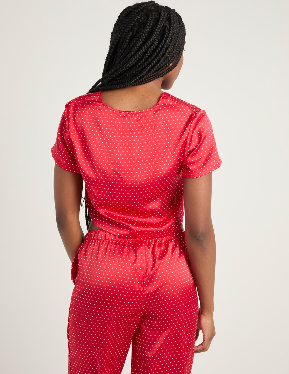 Playera pijama Etam estampado lunares para mujer