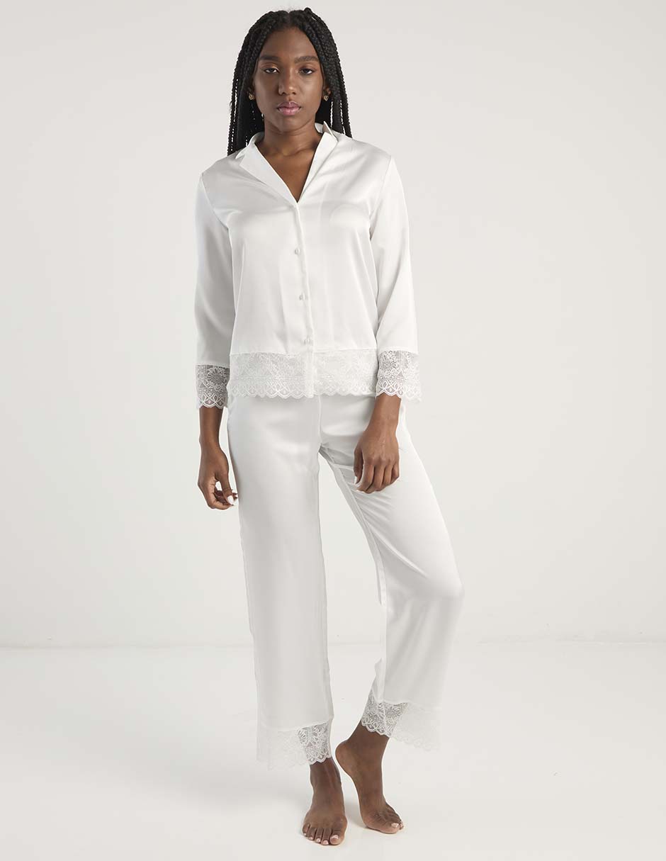 Pantalón pijama Bride Etam de nylon para mujer