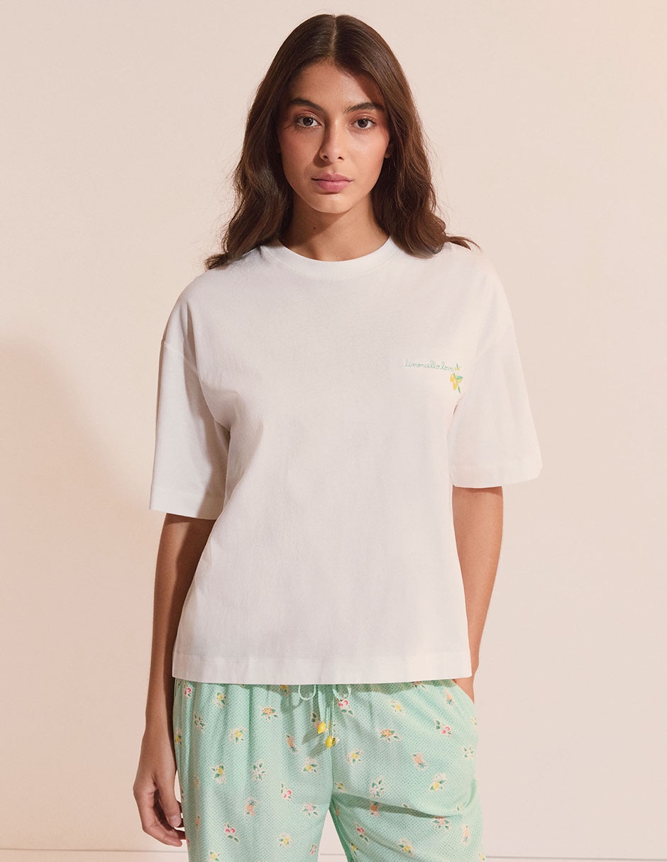 Playera pijama para mujer