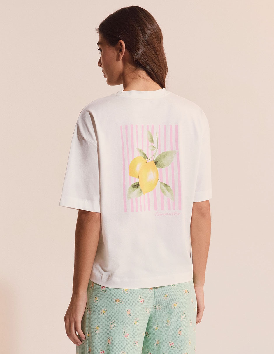 Playera pijama estampado para mujer 9