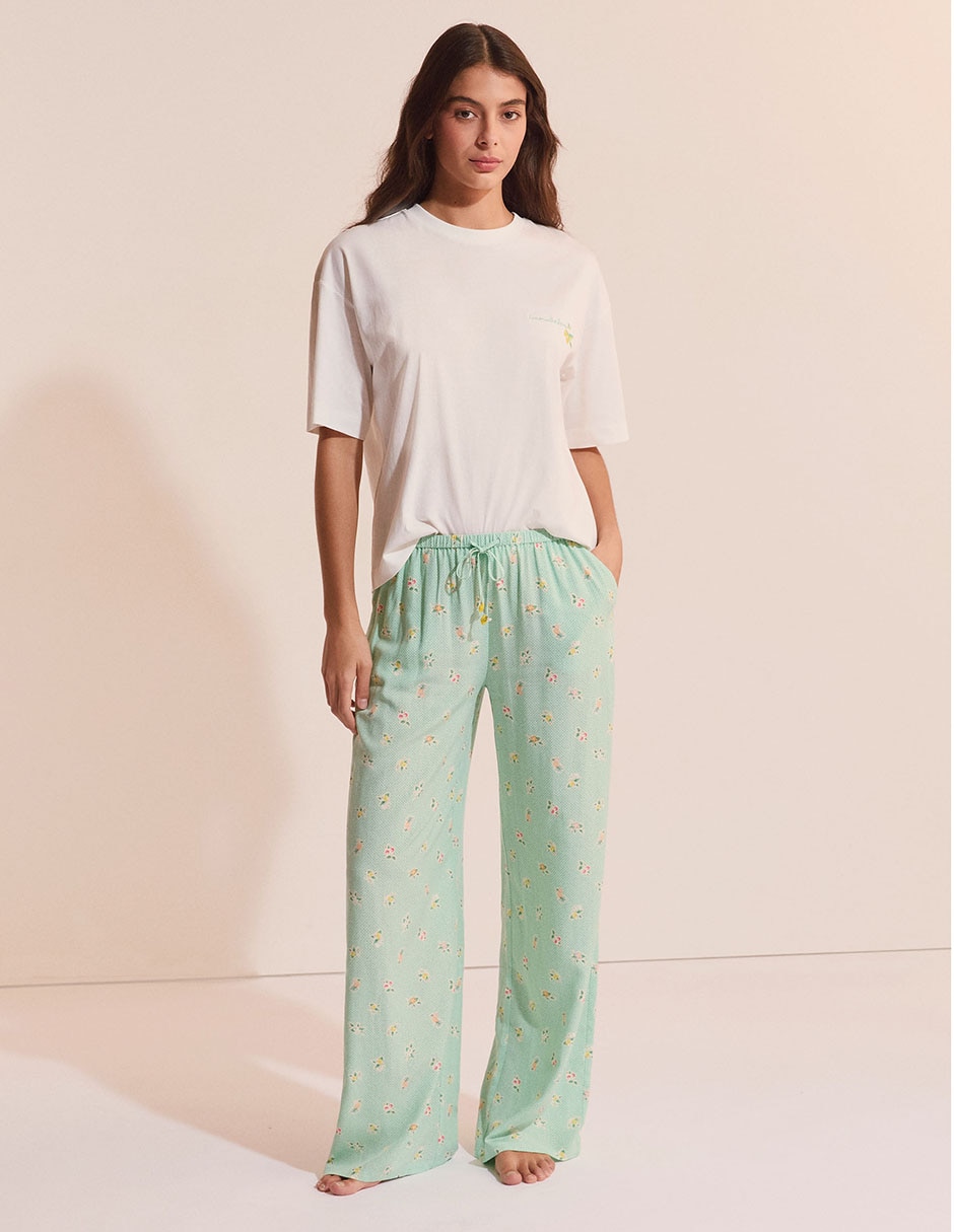 Playera pijama estampado para mujer 7