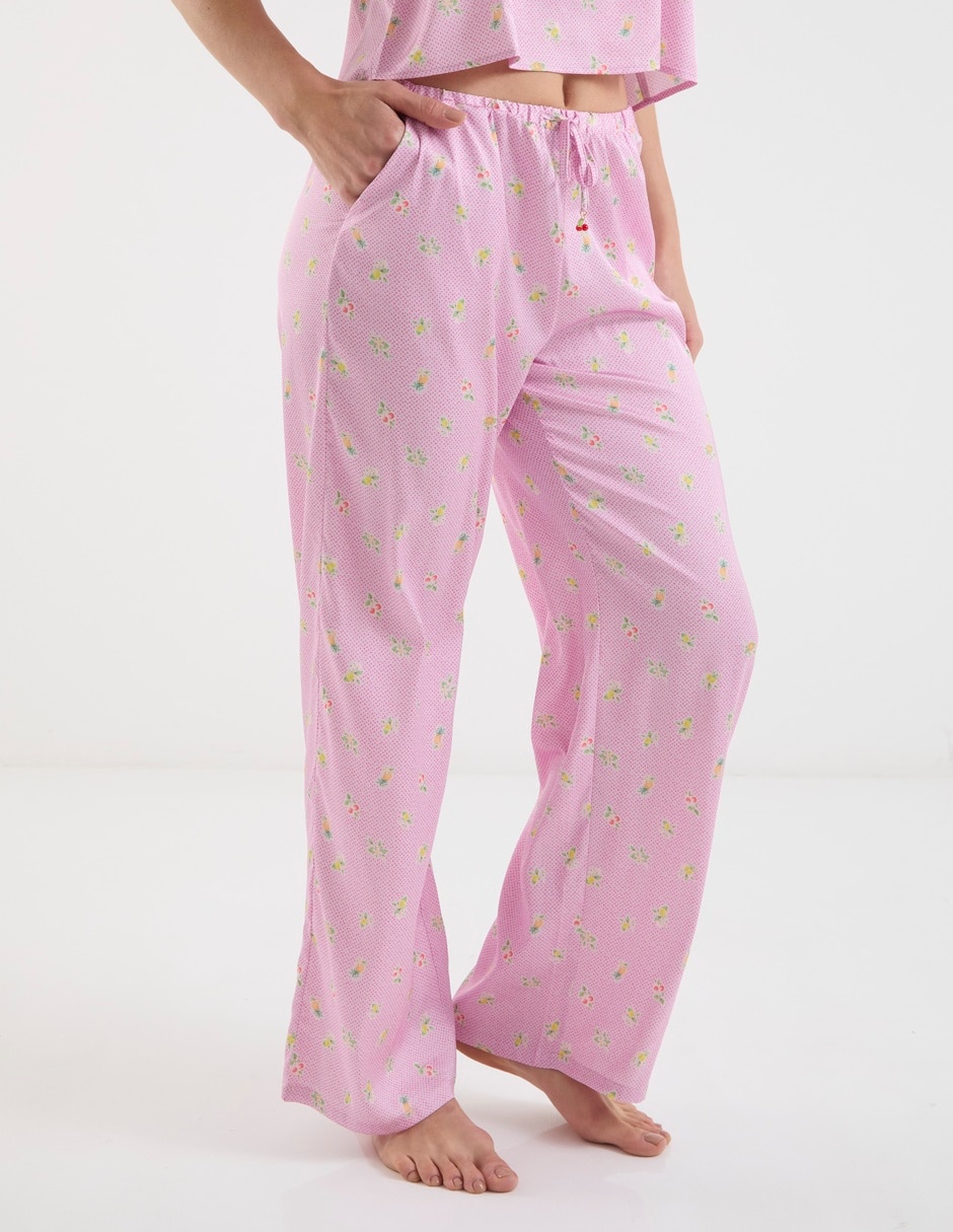 Pantalón pijama de algodón para mujer Pantalón pijama de algodón para mujer