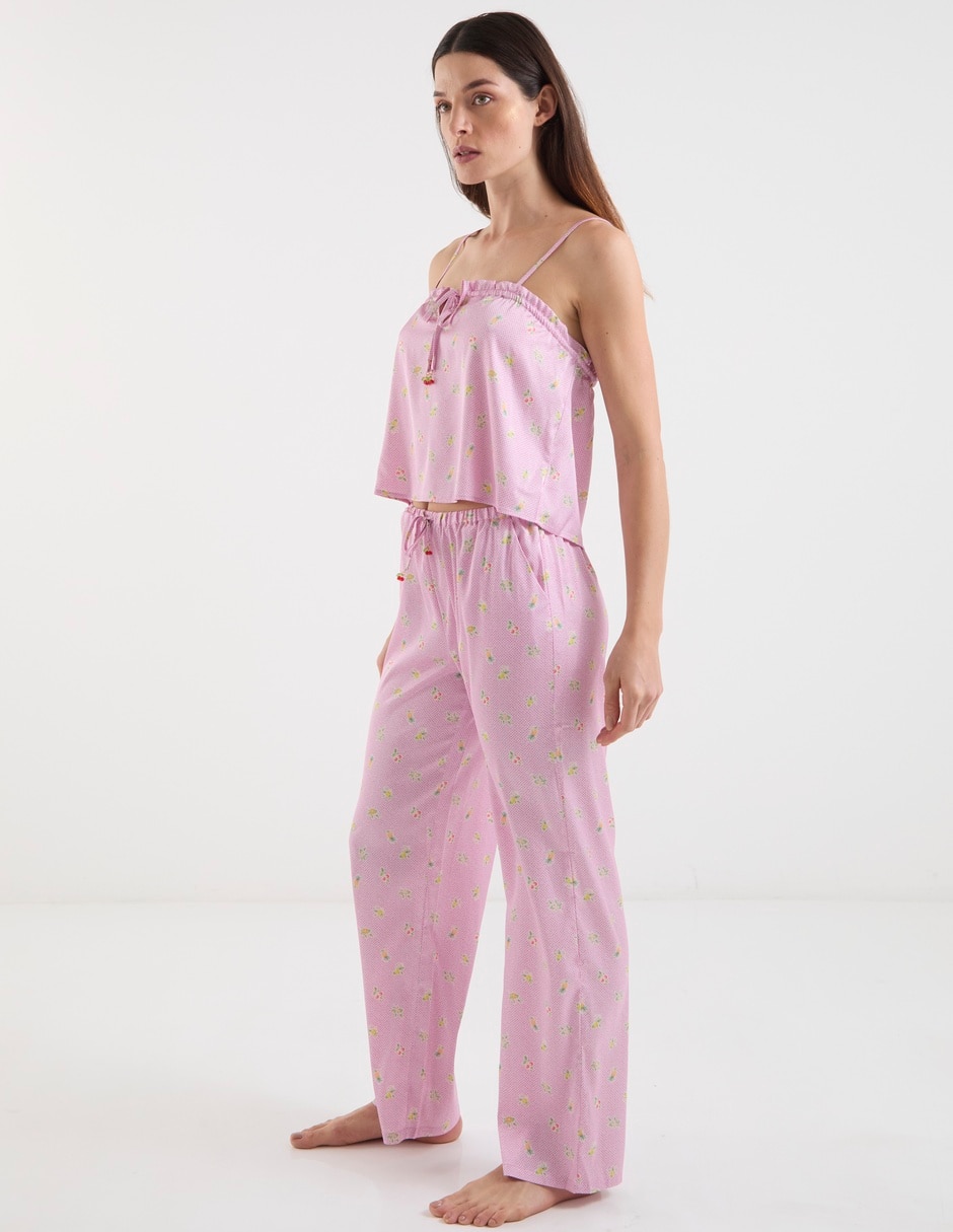 Pantalón pijama de algodón para mujer 6