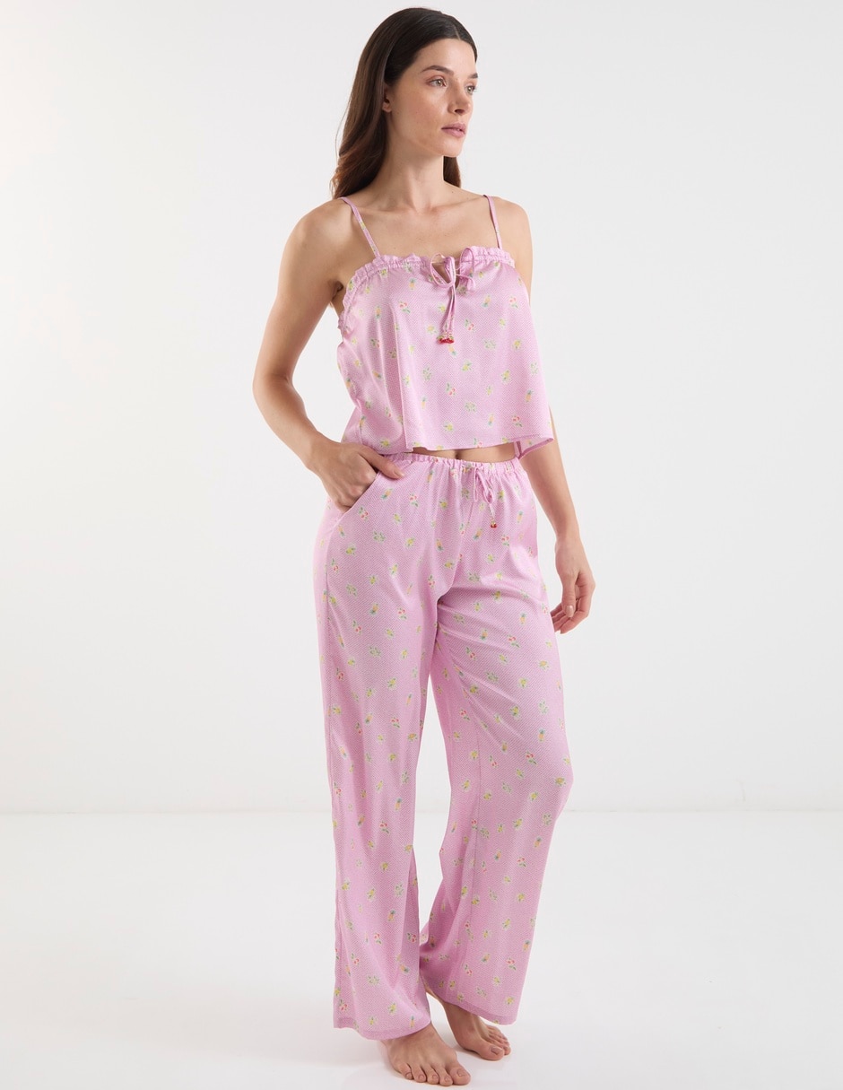 Pantalón pijama de algodón para mujer 5