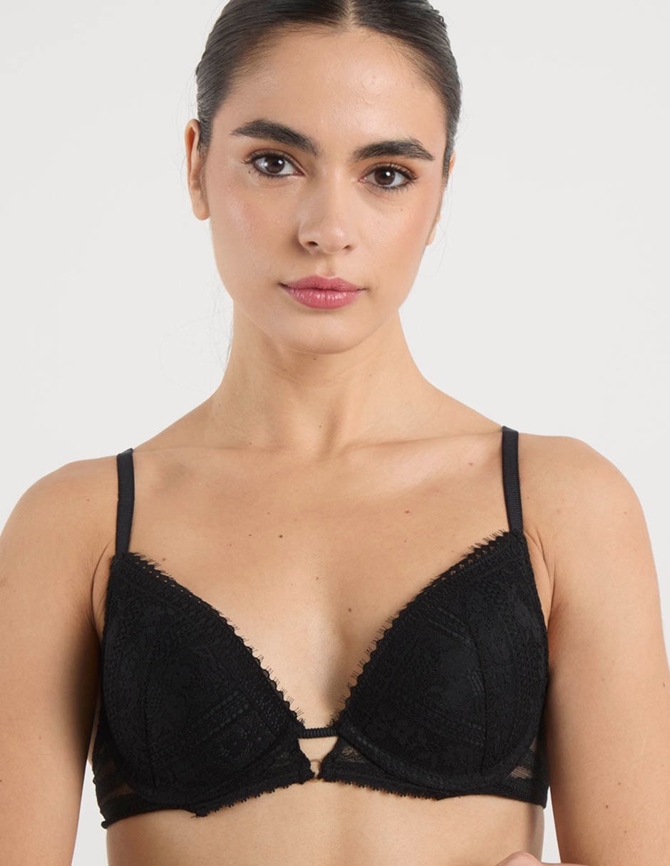 Brassiere demi copa preformada para mujer Brassiere demi copa preformada para mujer