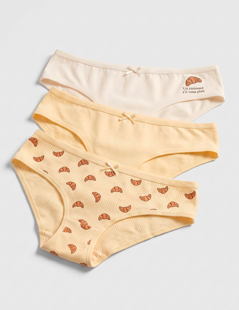 Set panty etam de algodón para mujer