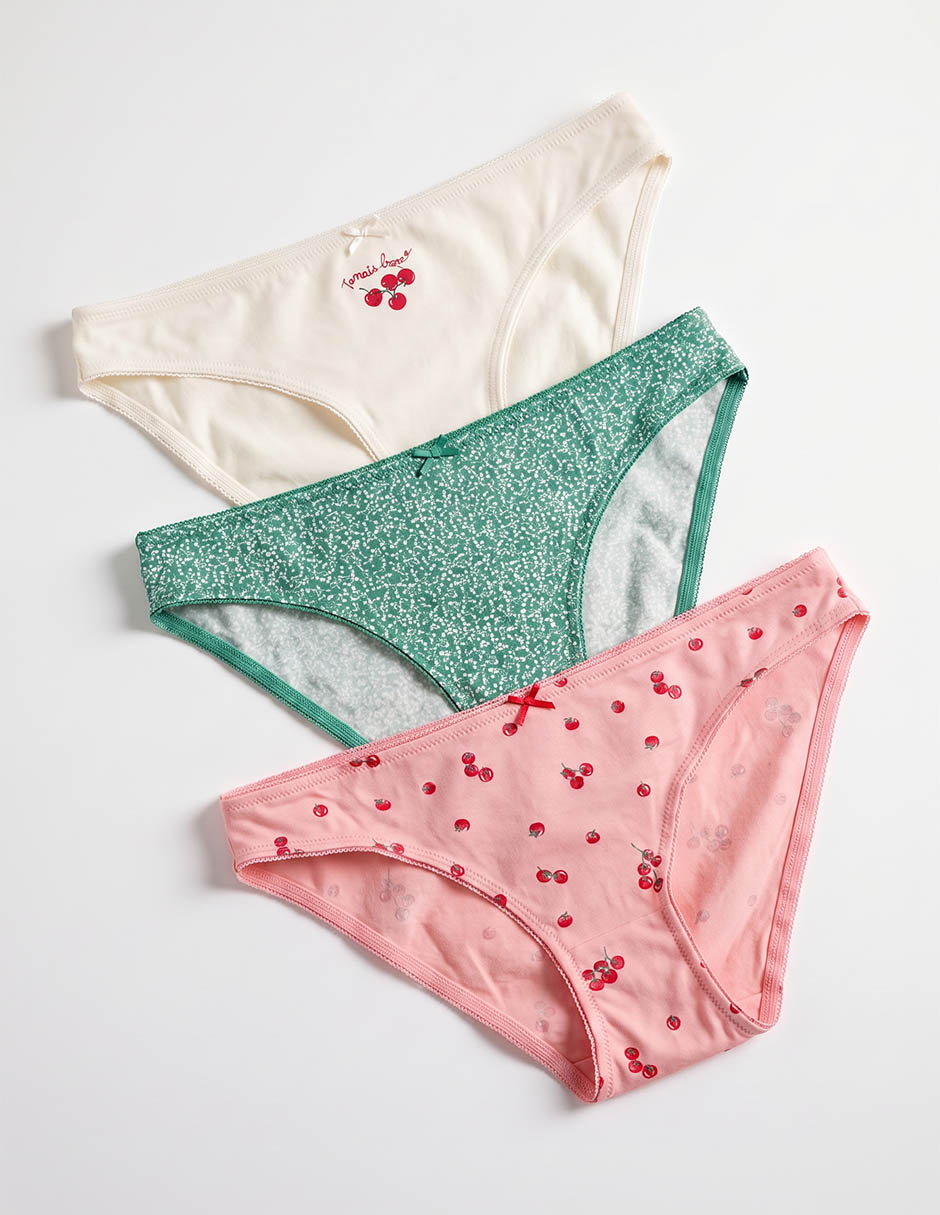 Set panty de algodón para mujer 4