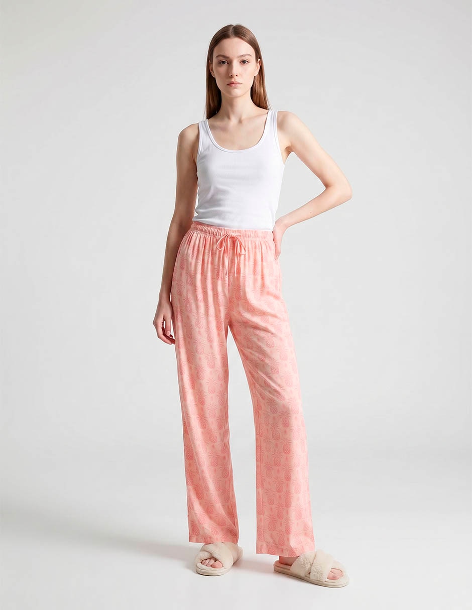Pantalón pijama de algodón para mujer 3