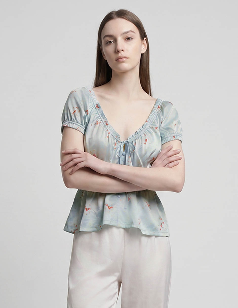 Playera pijama estampado para mujer Playera pijama estampado para mujer