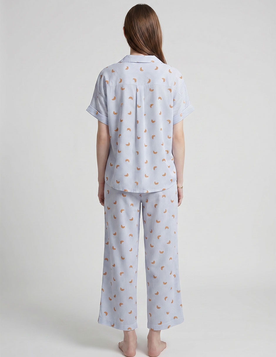 Pantalón pijama de algodón para mujer 2