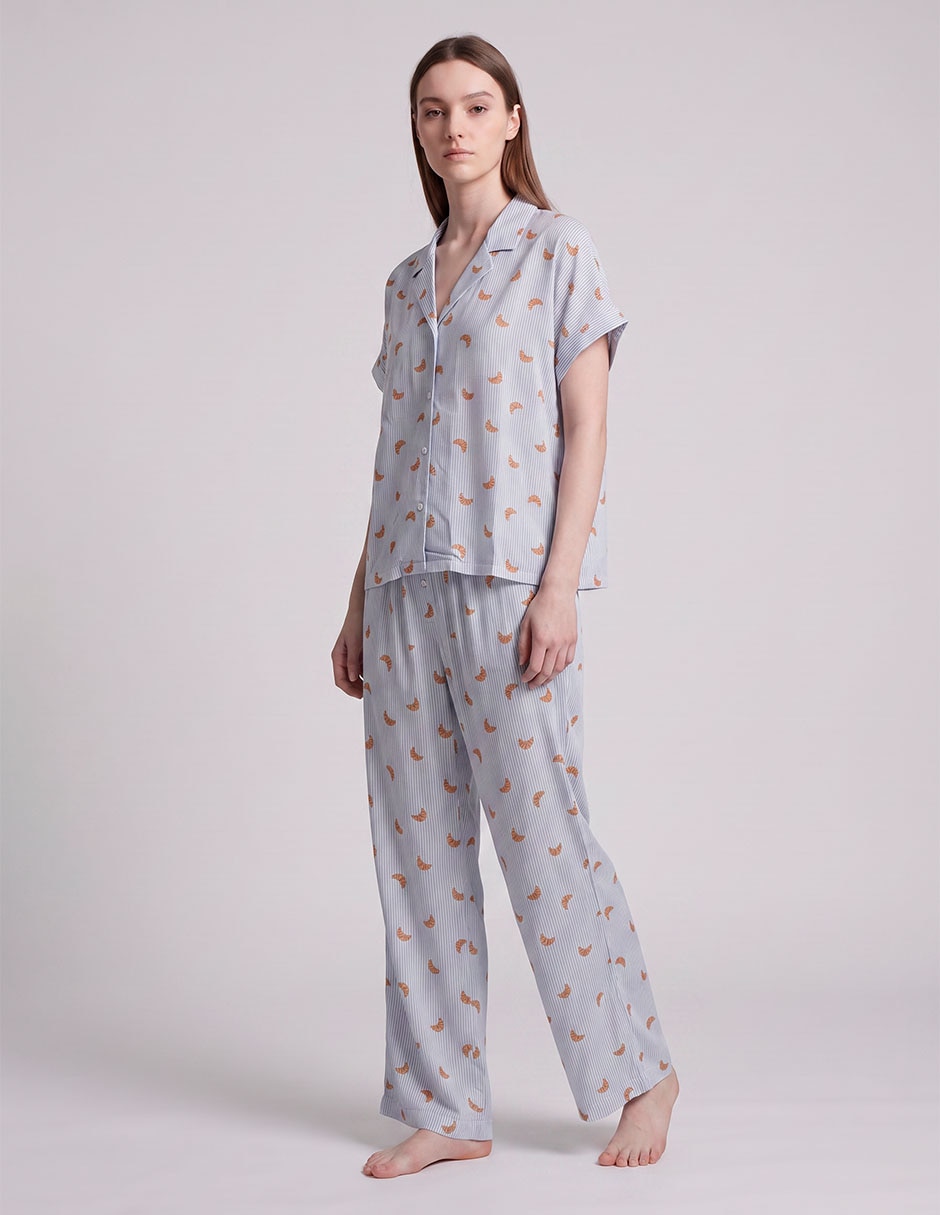 Playera pijama estampado para mujer 4