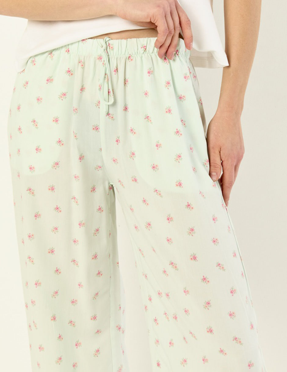 Pantalón pijama de algodón para mujer 3