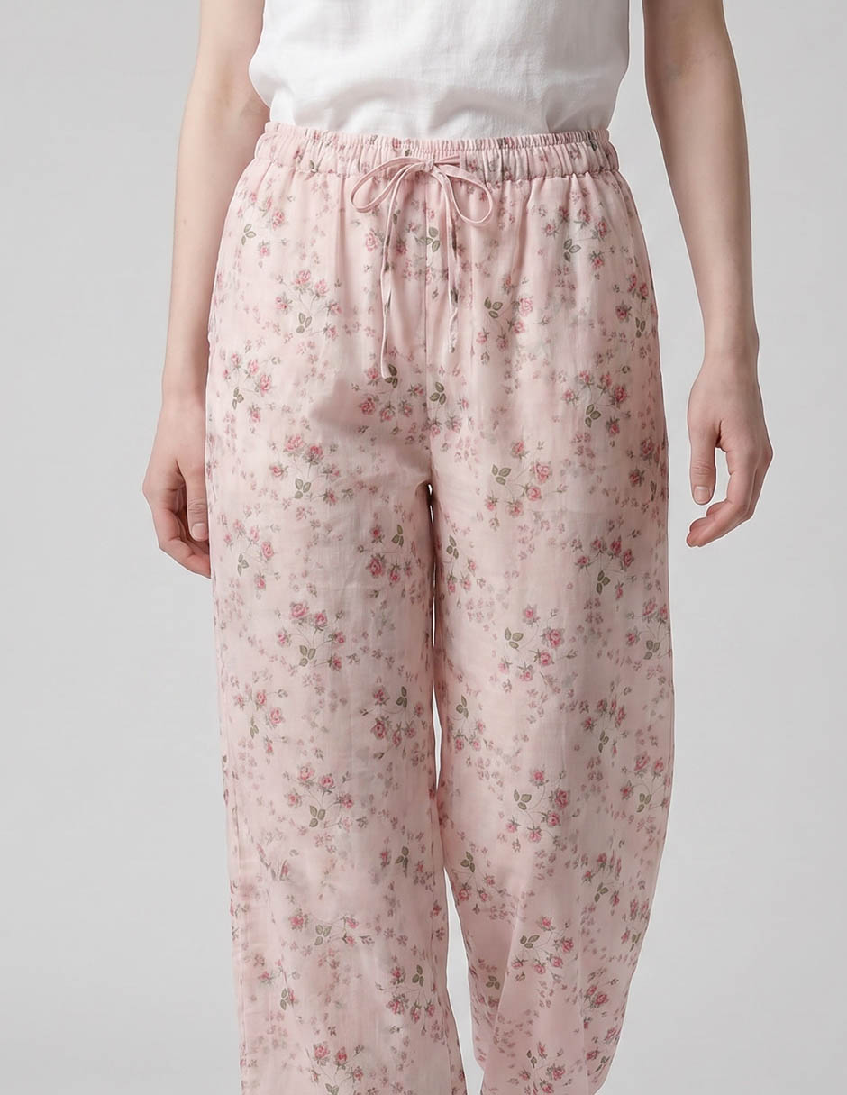 Pantalón pijama de algodón para mujer 3