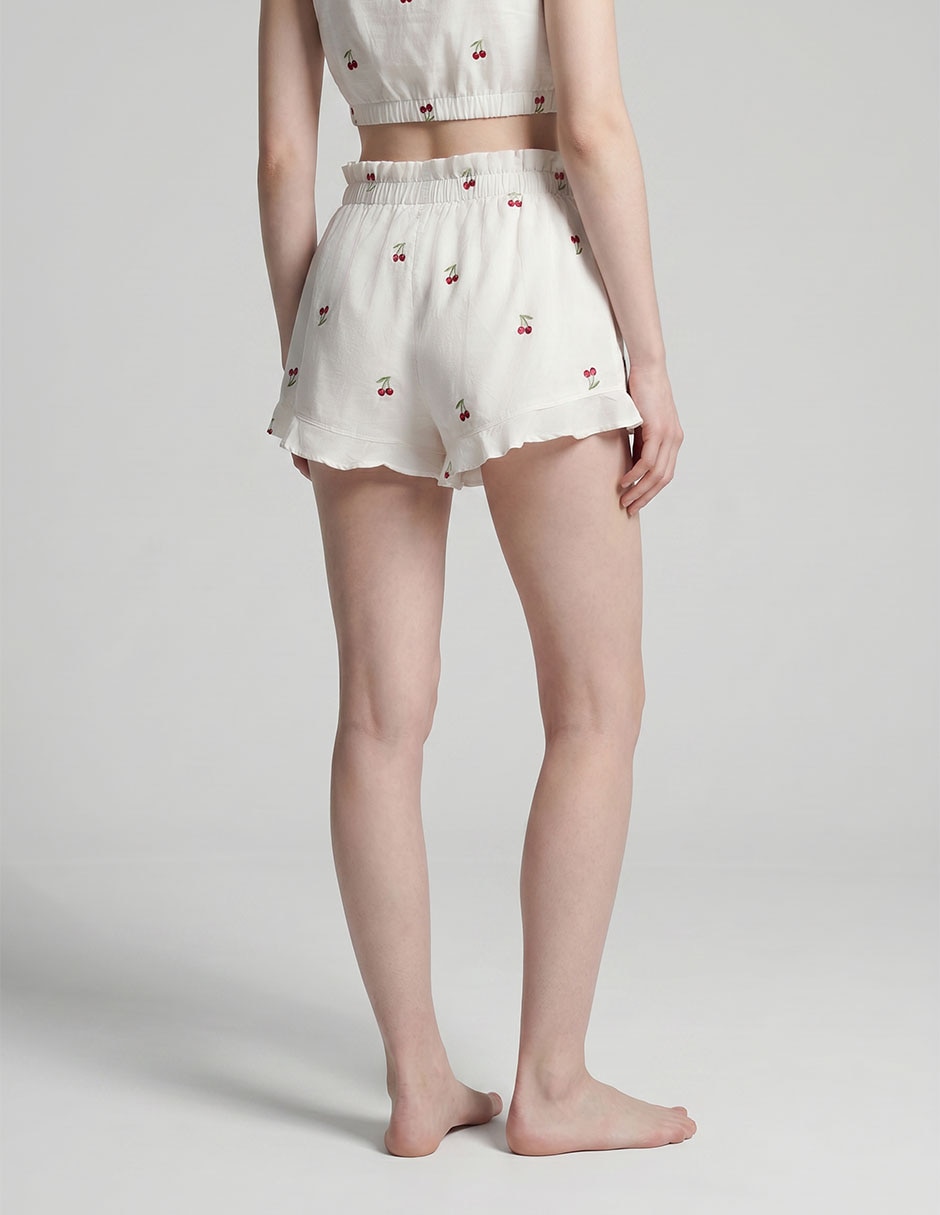 Short pijama de algodón para mujer 2