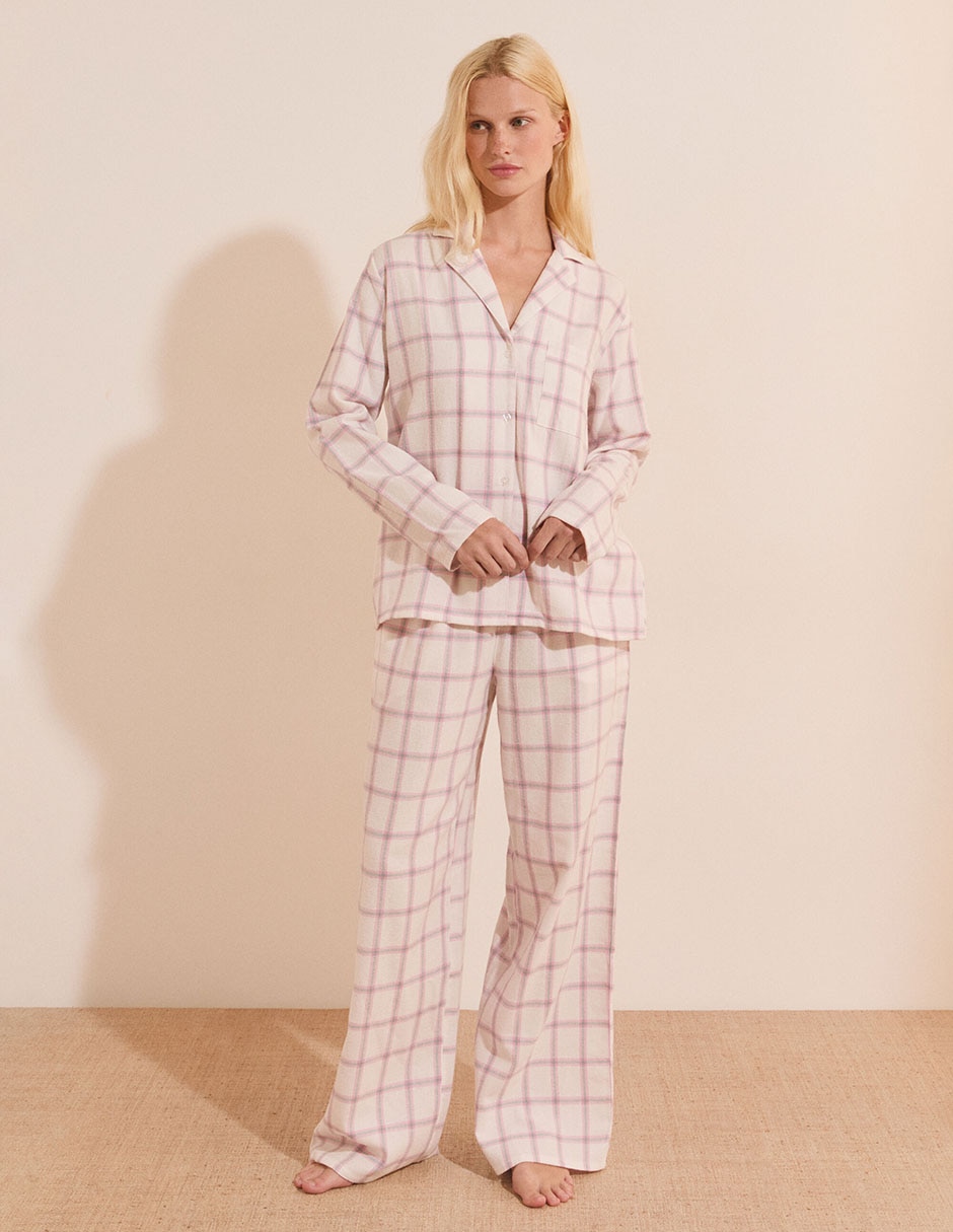 Pantalón pijama de algodón para mujer 2