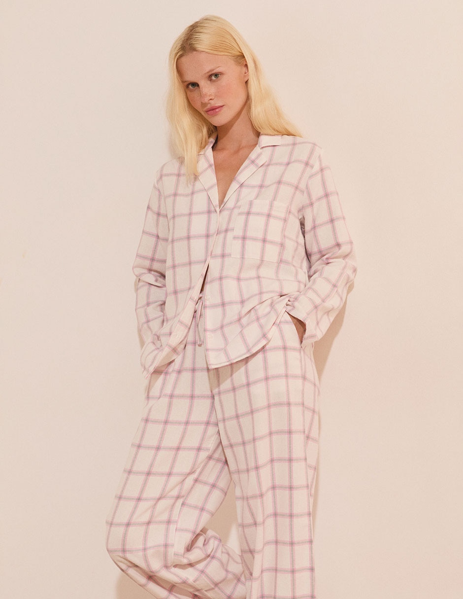 Pantalón pijama de algodón para mujer 4